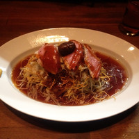 「９月限定  秋の冷やし中華  ￥７８０＋麦酒」@ラーメンアキラの写真