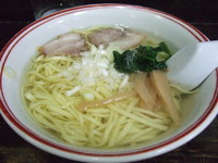 「塩ラーメン（平打ち）」@めんどころくら田‎の写真