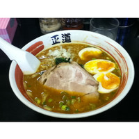 「カレーらーめん＋味玉【850円】」@らーめん正道の写真