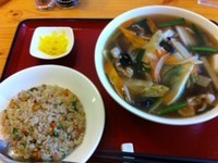 「日替わりBランチ¥900 (五目汁そば+焼飯)」@華風菜苑 豊韻の写真