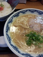 「Aセット（ラーメン、明太子御飯）」@麺徳の写真
