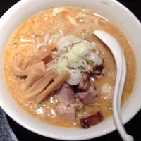 「肉味噌ラーメン」@濃厚つけ汁ソバ FRIDAY 勝田店の写真
