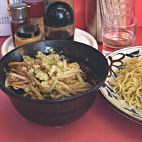 「つけ麺（醤油）500円」@ラーメン ちとせの写真