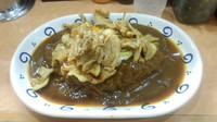 「スタミナカレー（中盛）」@スタミナカレーの店 バーグ 杉田本店の写真