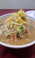 「味噌ラーメン（半炒飯セット）950円」@喜久の写真