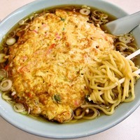 「天津めん+半ライス　630円+80円=710円」@まこと食堂の写真