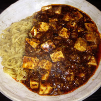 「（季節の中華そば）陳麻婆のあえそば¥850＋ライス¥100」@中華蕎麦 瑞山（ZUIZAN）の写真