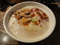 「ごまとバタピーの辛い塩ラーメン」@宗家一条流がんこラーメン 十八代目の写真