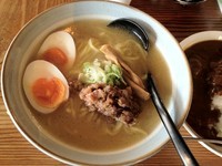 「しおらーめん＋玉子（￥600＋￥100）」@ほうきやの写真