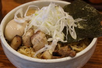 「得煮干し汁なし（中）」@らーめん 破顔の写真