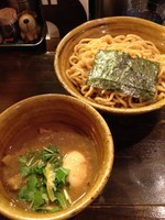 「ベジポタ味玉入り　つけ麺（極太胚芽麺）900」@つけ麺 えん寺 吉祥寺総本店の写真