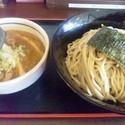 かれーつけ麺大盛り+豚マシ+ネギマシ