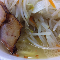 「鶏豚タンメン+大盛り+ご飯」@富白 御徒町本店の写真