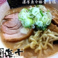 「濃厚魚介豚骨 旨塩 650円」@大衆食堂 海十の写真