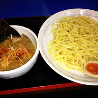 「ピリつけめん（中盛）¥850＋味たまご¥100」@麺屋 十兵衛の写真