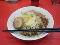 「まぜそば」@ジャンクガレッジ 北浦和店の写真