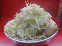 「ミニラーメン（ヤサイ、ニンニク、タマネギ）＋割玉 ６３０円」@麺屋 桐龍の写真