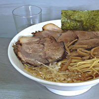 「チャーシューメン900円＋大盛100円」@でんでんの写真