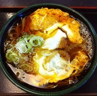 「かつ玉そば（￥480）」@ゆで太郎 代々木東口店の写真