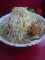 「小ブタ ヤサイニンニクアブラ ８００円」@ラーメン二郎 京急川崎店の写真