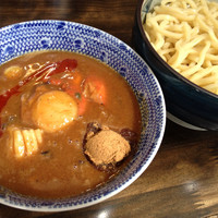 「新海鮮つけ麺¥800+大盛¥50」@麺屋 なか丸の写真