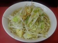 「ラーメン（ニンニク・カラメ）６５０円」@ラーメン二郎 ひばりヶ丘駅前店の写真