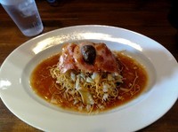 「限定・秋の冷やし中華（麺半分）」@ラーメンアキラの写真