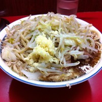 「小ラーメン（￥500）」@ラーメン二郎 目黒店の写真