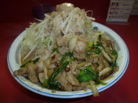 「豚スタミナラーメン　野菜ちょいマシ　アブラ　タマネギＷ」@麺屋 桐龍の写真