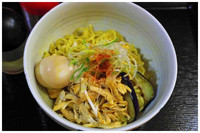 「グリーンカレーまぜそば」@麺処 福吉 極の写真