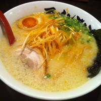 「こってりとんこつネギ山ラーメン」@ラーメンのまめぞう 草加本店の写真