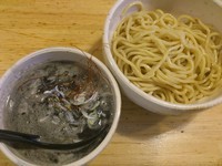 「【期間限定】鶏塩ブラックつけめん ￥800」@めん業一筋 善龍の写真