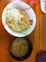 「つけ麺８５０円、中盛７０円」@らーめん 弥七の写真