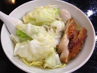 「塩鶏野菜らー麺＋味玉（￥750＋￥70）」@らーめん 麺の月の写真