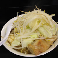 「鶏郎 普通（麺150g）野菜、ニンニク増し」@潮中華 KAZEの写真