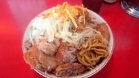 「担々麺風汁なしそば（ネギ，脂）780円」@ひたちなか大盛軒の写真