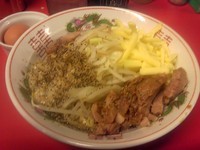 「汁なし（麺少なめ、脂少なめ）780円」@ラーメン 麺徳 東陽町店の写真