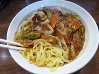 「スタミナ冷やし（700円）」@スタミナラーメン 馬しゃ屋の写真