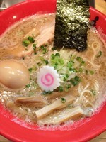 「味玉鶏豚中華そば」@赤備の写真