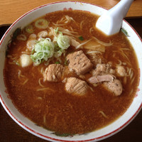 「味噌ホルモン中華」@麺専門店 アラキの写真