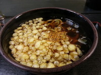 「かけうどん(２６０円)」@ゆで太郎 東邦医大通り店の写真