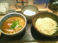 「サバカレーつけ麺(680円)+小ライス(50円)」@麺屋 一燈の写真