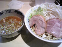 「塩つけめん＋野菜まし」@らーめん 陸 尾山台店の写真