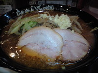 「嵐げんこつらあめんブラックモンスター（￥720）」@らあめん花月嵐 いわき湯本店の写真