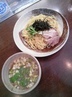 「濃厚豚骨魚介つけ麺５００円(ｵｰﾌﾟﾝｻｰﾋﾞｽ)通常６８０」@麺処那奈の写真