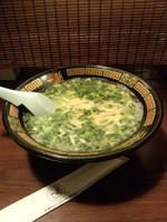 「ラーメン＋追加ねぎ（青ねぎ）」@一蘭 池袋店の写真