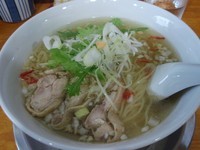 「鶏ネギソースラーメン」@麺や 光 錦糸町2号店の写真