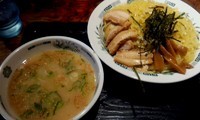 「塩麹つけ麺(白)」@ラーメン 日高 大宮西口店の写真