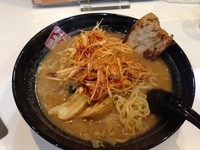 「北海道味噌肉ﾈｷﾞらーめん＋味噌漬け炙りﾁｬｰｼｭｰ一枚」@味噌らーめん不二乃 2番館の写真
