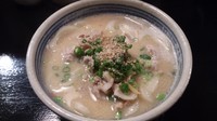 「白肉うどん_830円」@一滴八銭屋の写真